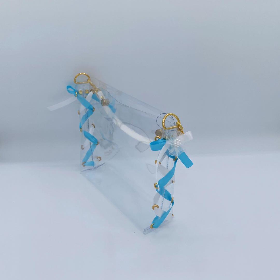 K@プロフ必読様専用♡編み上げリボンのいつぬいポーチ2体用 - メルカリ