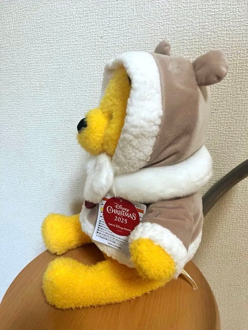 プーさん ぬいぐるみ クリスマス ディズニー 2025 くまのプー 新品