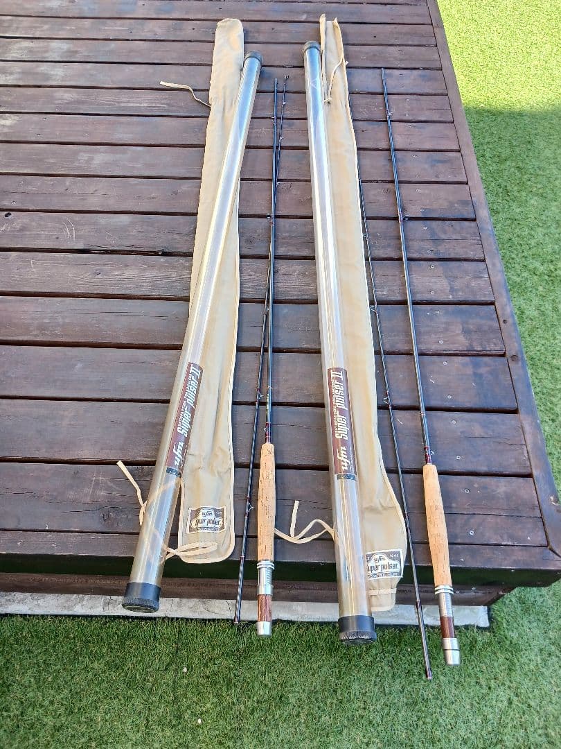 フライロッド　ufm　ウエダ　スーパーパルサーⅡ　まとめ売り　オールド　希少 ufm Ueda Super Pulser FWS 65 M/C（ウエダ スーパーパルサー