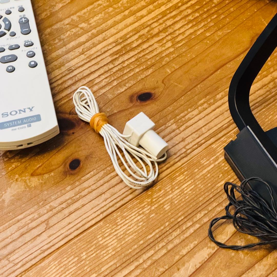 動作確認済】SONY HDDコンポ CMT-E300HD ホワイト リモコン付 - メルカリ