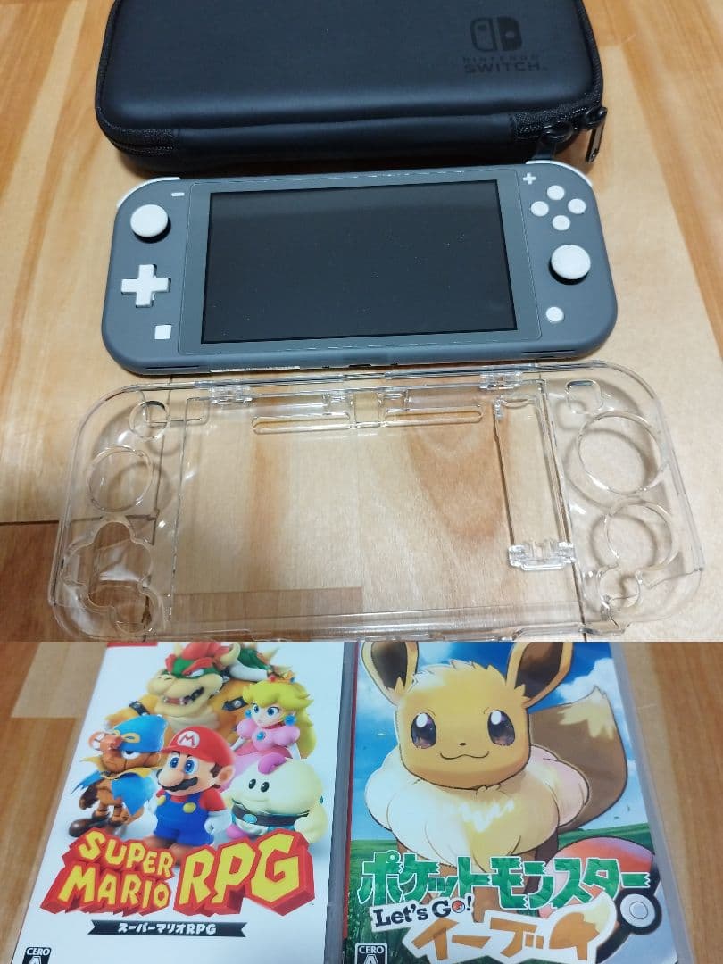 Nintendo Switch Lite 本体 ケース ソフト2本付き イーブイ Nintendo Switch Lite専用 収納ケース ポケモン イーブイの通販 by ま