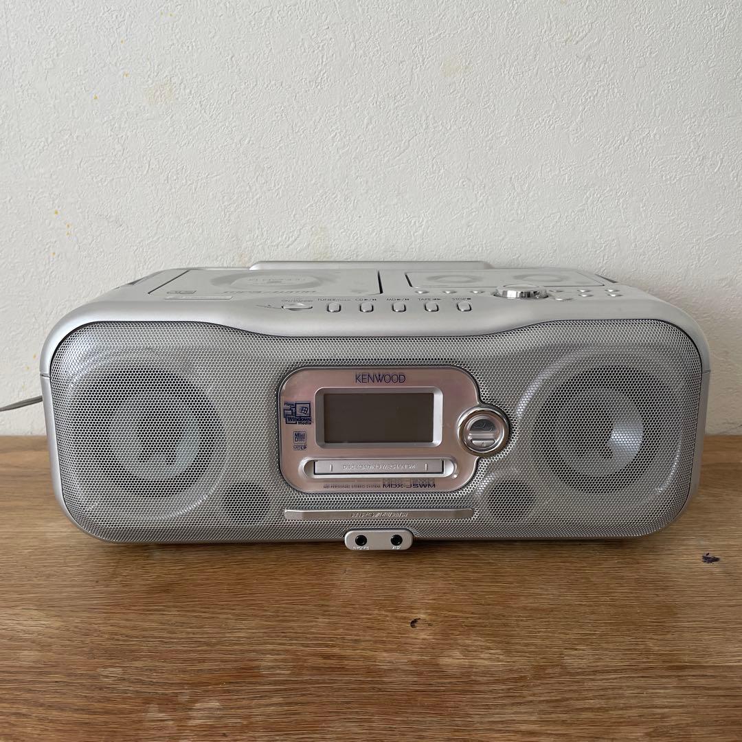ケンウッド KENWOOD MDX-J5WM CDデッキ MDラジカセ カセット - メルカリ