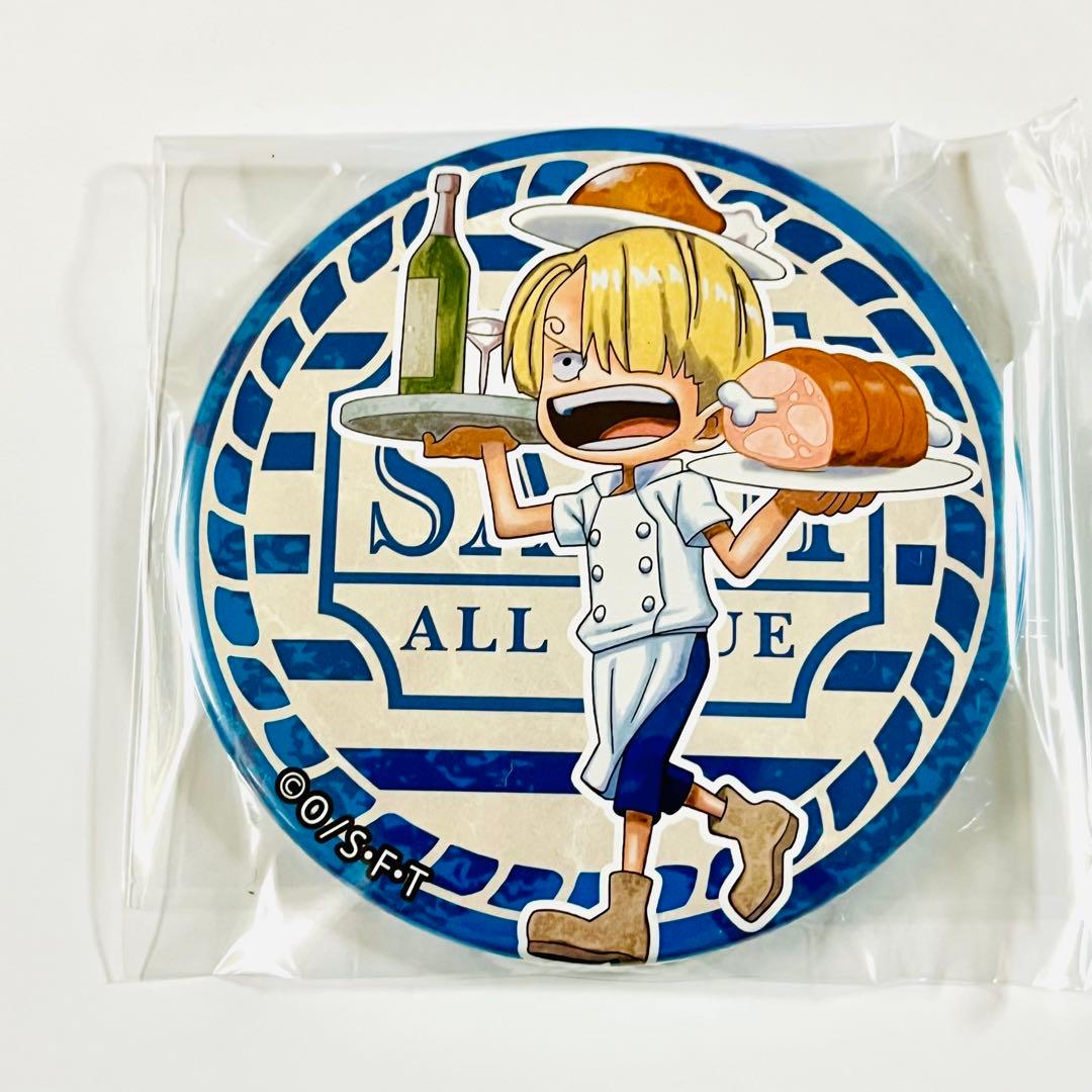 ONEPIECE 麦わらストア 輩缶バッジ YELLOW サンジ 幼少期 - メルカリ