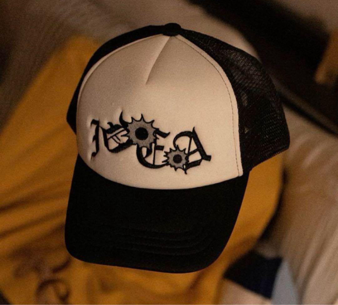 IDEASWAM キャップ 黒 Head Shot Trucker Cap