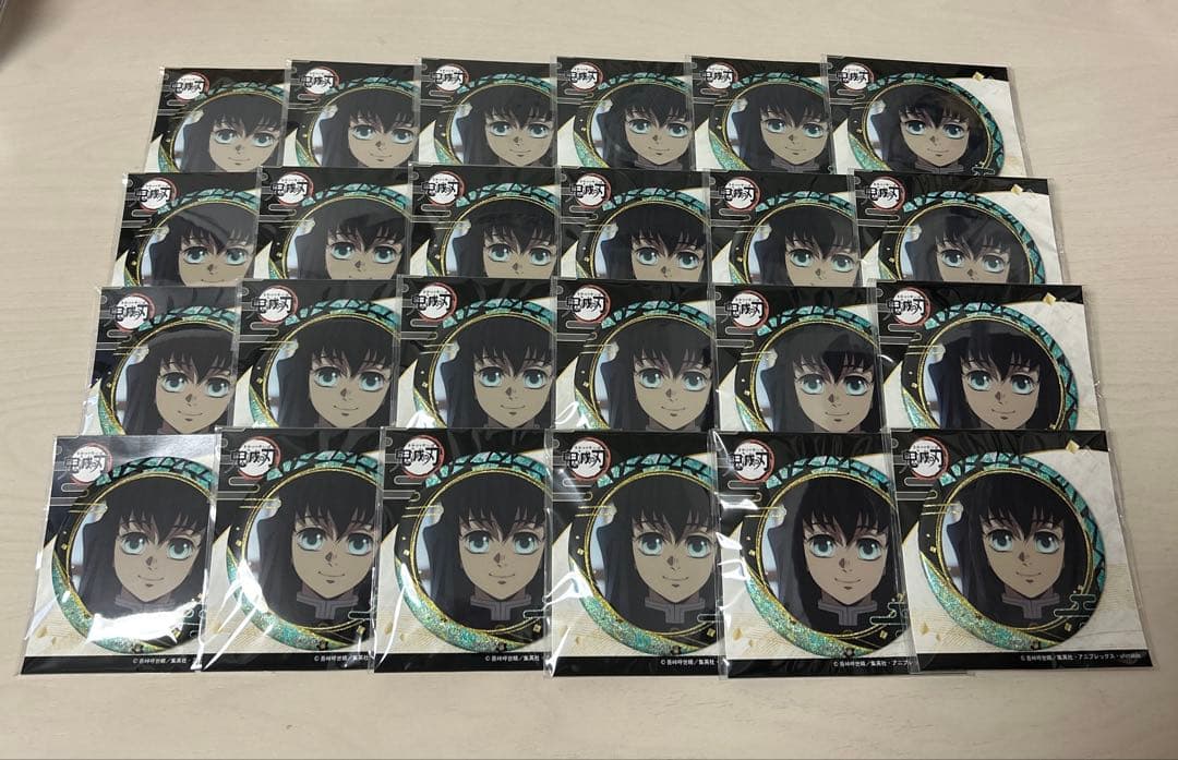 最終値下げ】時透無一郎 螺鈿風シリーズ 缶バッジ vol.3 24個セット