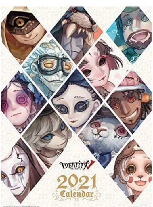 第五人格　identityⅤ 2021 カレンダー IdentityV 第五人格』より2022年の卓上カレンダーが登場！丸々もりあき