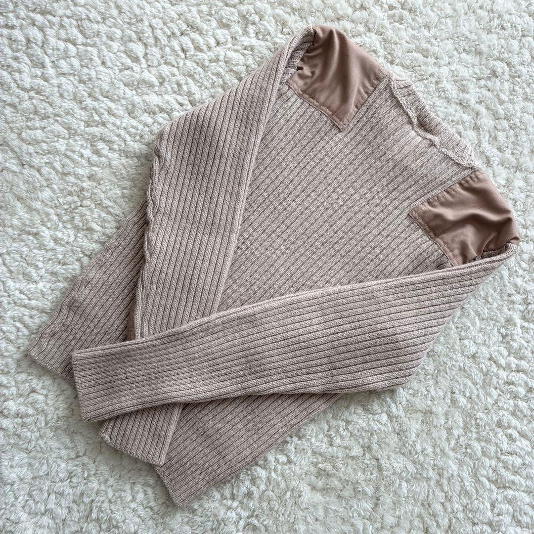 美品80sコマンドセーター L.L.Bean ニット M バーズアイ ミリタリー