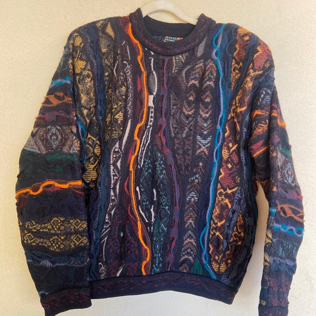 COOGI クレイジーカラー　ケーブルニット 中古・古着通販】Coogi (クージー) 3Dケーブルニット マルチカラー