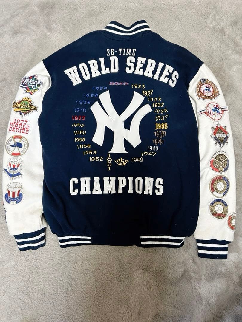 ニューヨーク・ヤンキース ワールドシリーズチャンピオン ジャケット M