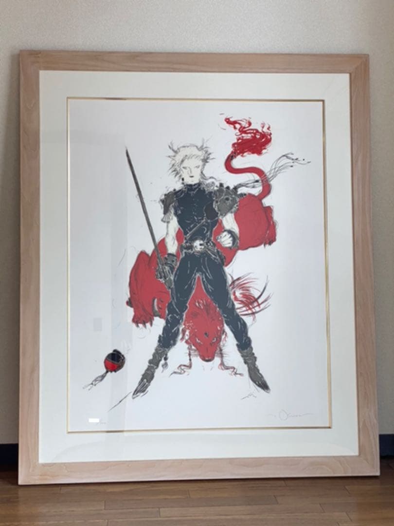 天野喜孝 アールビバン 版画 踵-きびす- FF7 - メルカリ