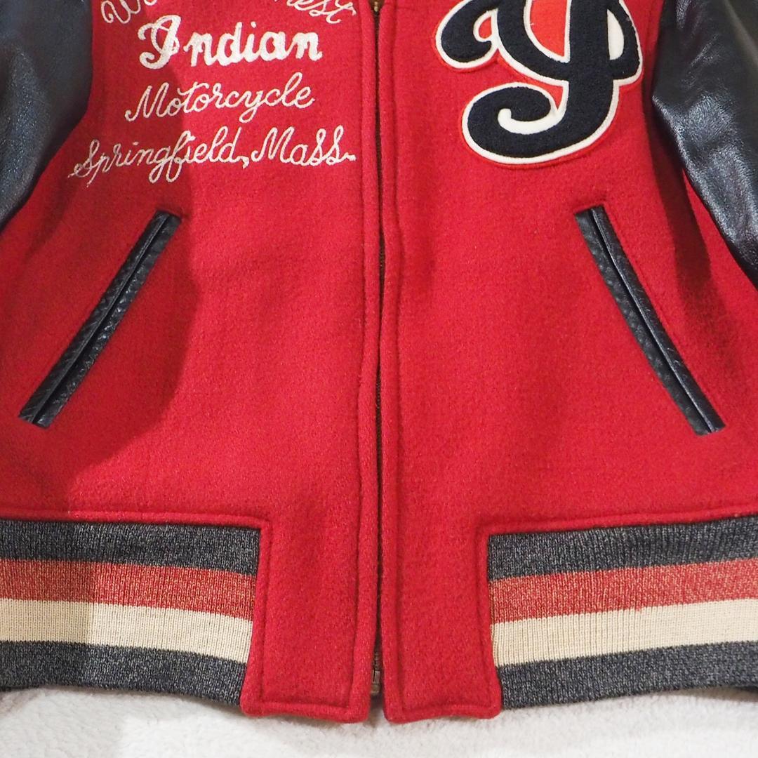 インディアンモーターサイクル スタジャン 袖レザー 東洋