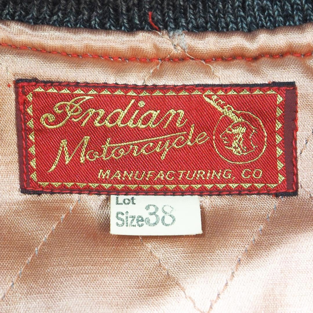 インディアンモーターサイクル スタジャン 袖レザー 東洋