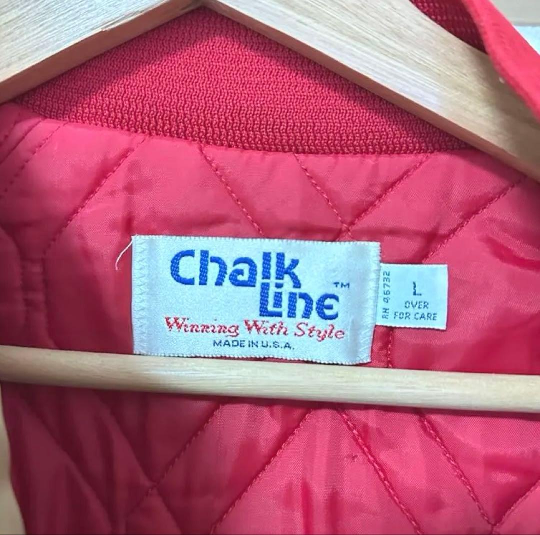 90s chalk line 49ers スタジャンUSA製 長瀬智也着用 - メルカリ
