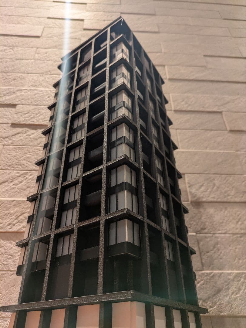 Nゲージ 自作ストラクチャー 高層マンション タワマン - メルカリ