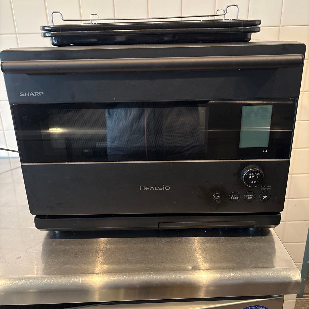SHARP HEALSIO オーブンレンジ AX-N1B-B ブラック ☆SHARP / シャープ ヘルシオ AX-N1B-B [マットブラック]【電子レンジ