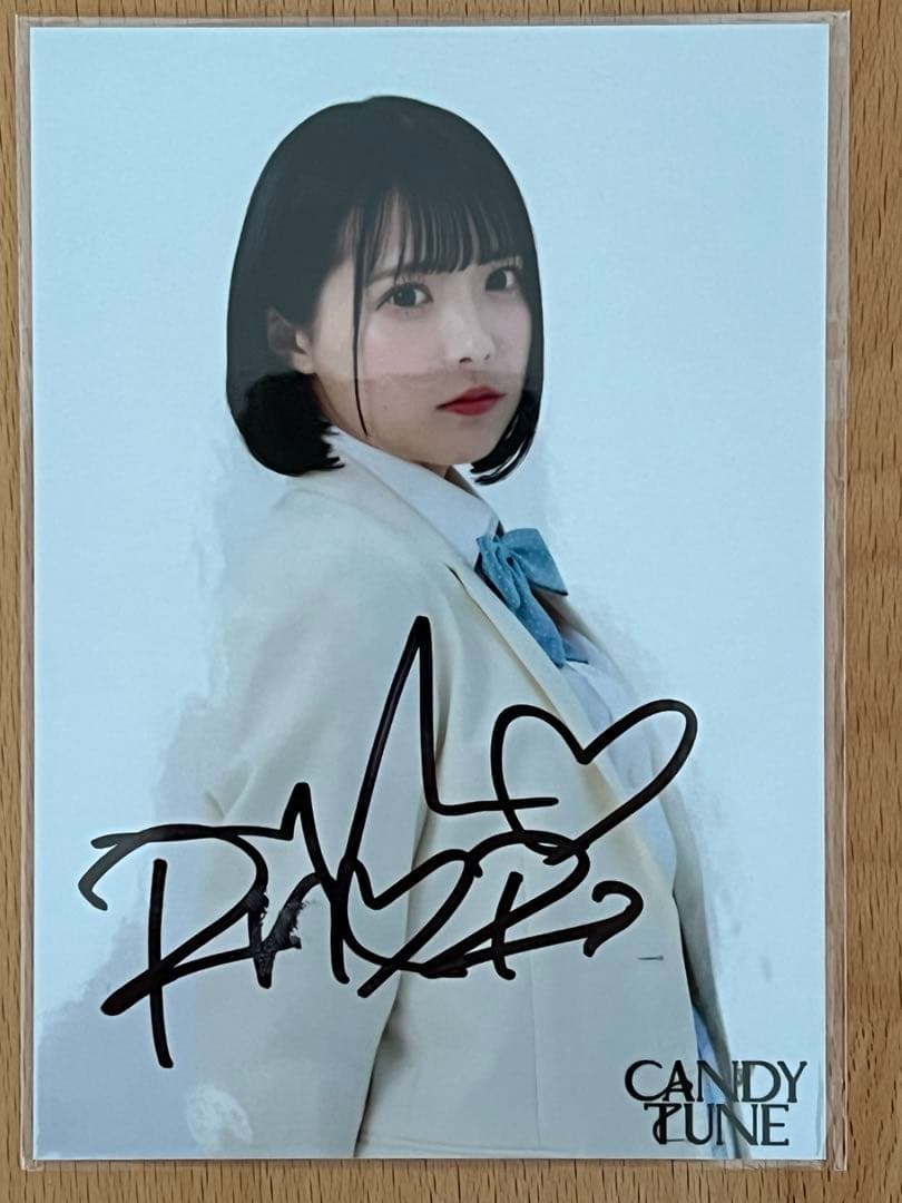 CANDYTUNE 福山梨乃 生写真サイン入り - メルカリ