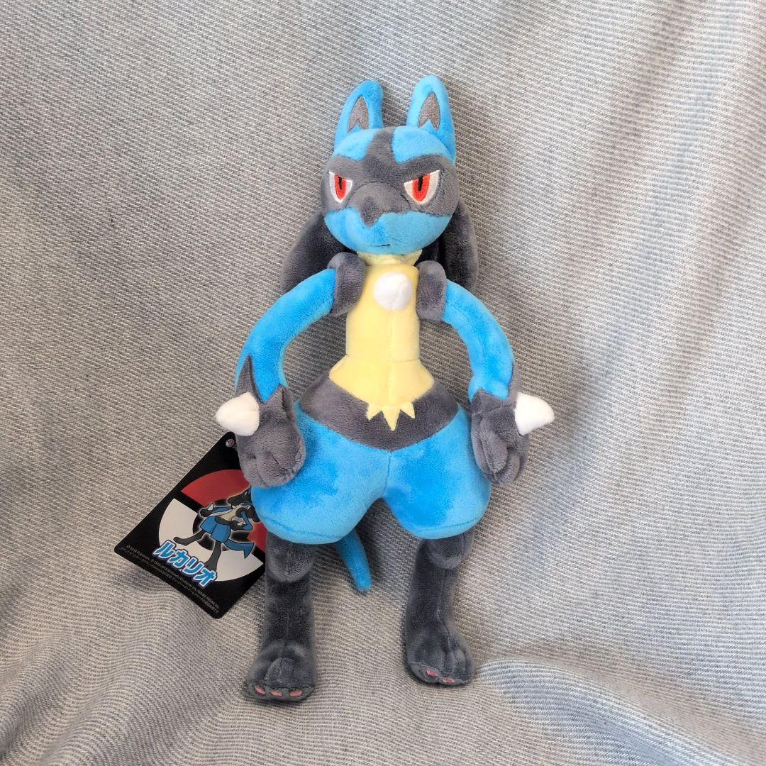 ポケモン ルカリオ ぬいぐるみ タグ付き ポケモンセンター - メルカリ