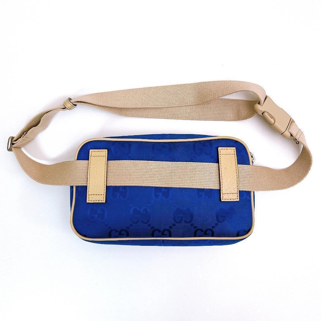 グッチ オフザグリッド ベルト ボディバッグ 631341 ナイロン×レザー