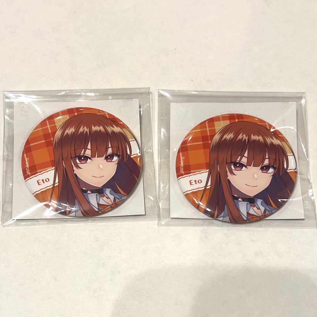 カラフルピーチ えと 缶バッジ からぴちパラダイス パラぴち - メルカリ