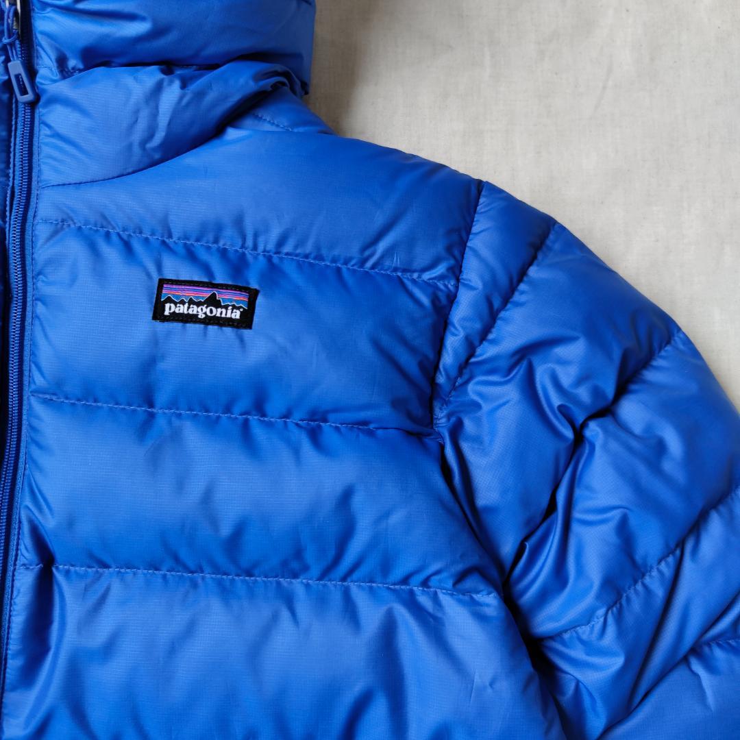 極美品 パタゴニア ダウンセーターフーディ ブルー 青 2013年 - メルカリ