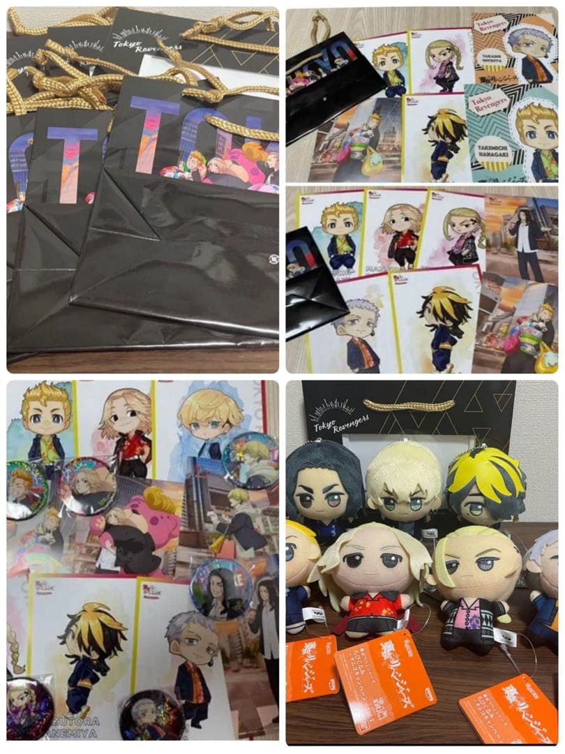 東京リベンジャーズ　ナムコ限定　セット　レア　非売品　缶バッチ　ぬいぐるみ 超話題作「東京リベンジャーズ」よりナムコ限定プライズが登場