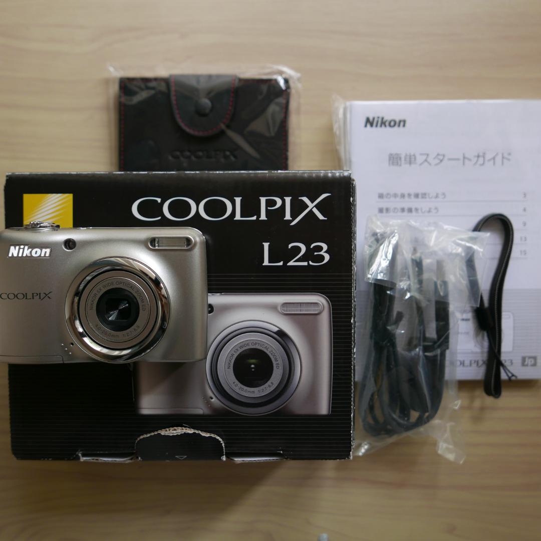 【動作確認済】Nikon COOLPIX L23 シルバー 乾電池対応 コンデジ Amazon | NikonデジタルカメラCOOLPIX L23 シルバー L23SL 1000万画素