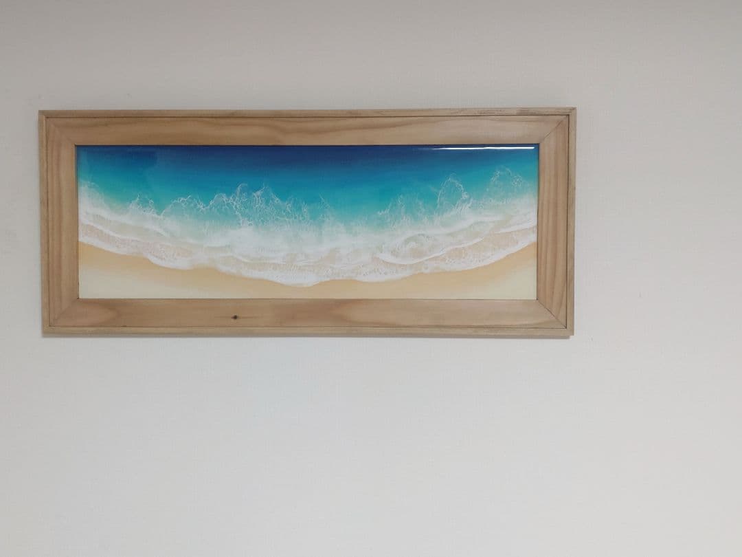 M※プロフ必読☆レジンアート 送料無料】レジンアート海 ”人魚姫の世界 2023 009” 原画 333mm× 333mm