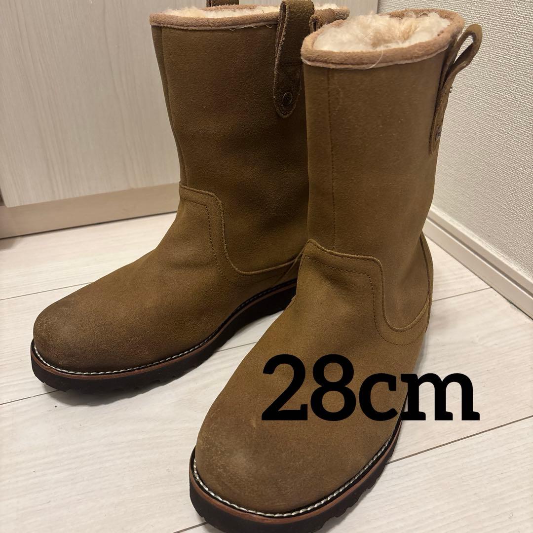 UGG アグ stoneman ストーンマン 防水 ムートン ペコスブーツ 茶-00s