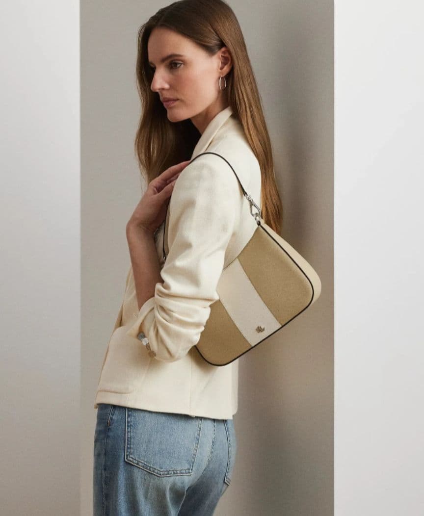 新品Lauren RALPH LAUREN　ツートンレザー Ralph Lauren introduces the RL 888 handbag - Fashionela