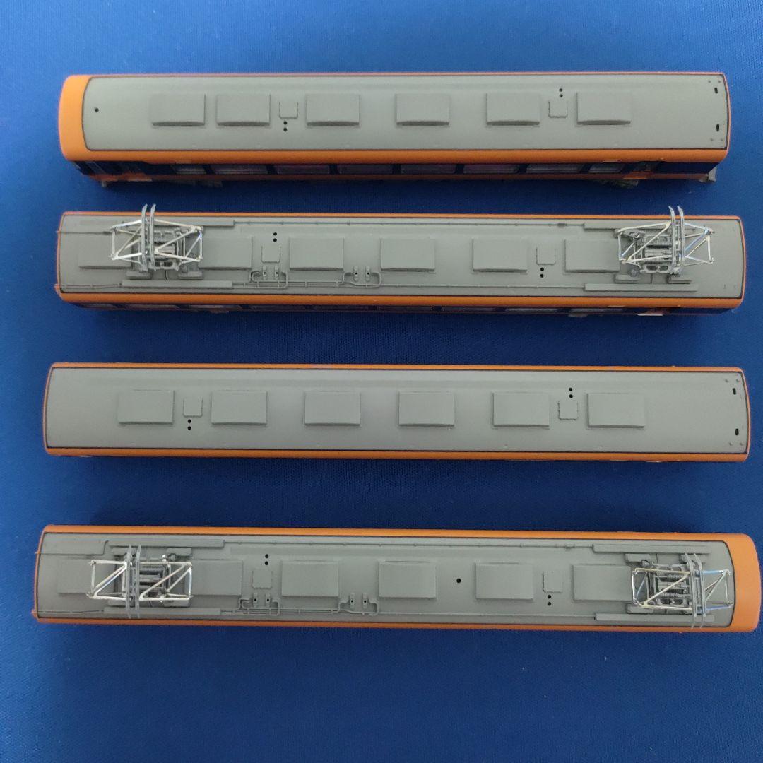 GM 近鉄12200系 スナックカー 増結4両（動力無し） 4067 前面扉付き