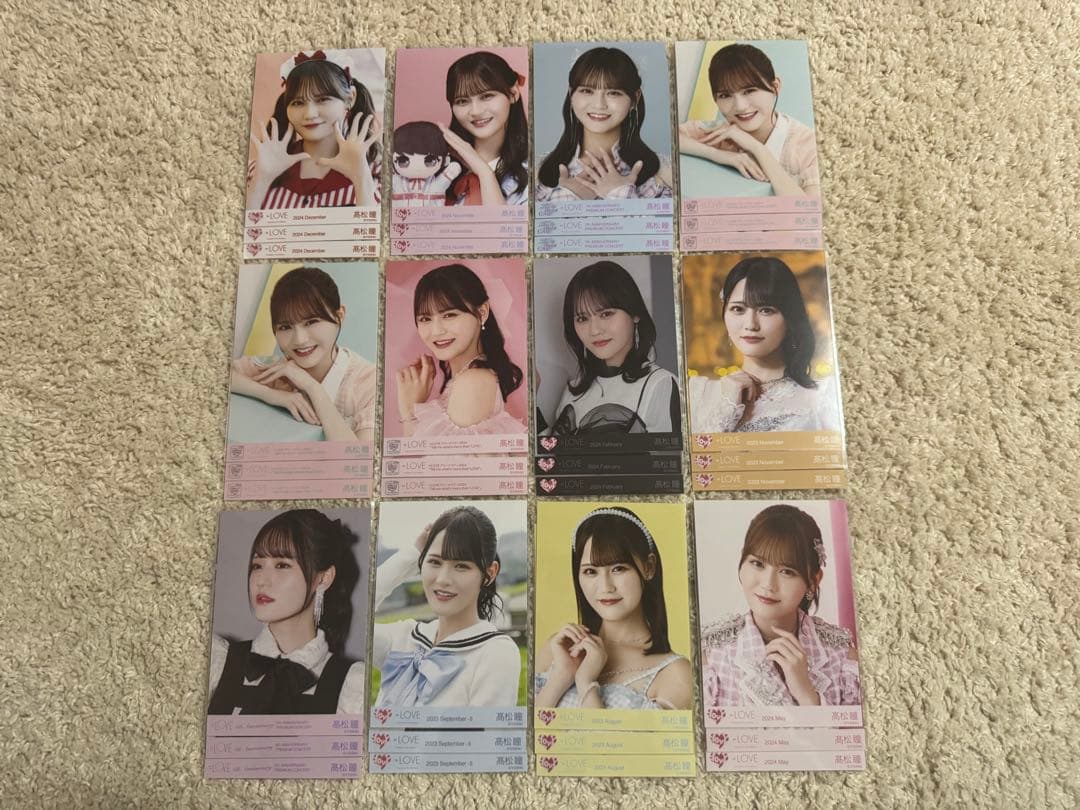 ＝LOVE イコラブ　髙松瞳　生写真　コンプ イコラブ ＝love 髙松瞳 高松瞳 生写真 ラブソングに襲われる 歌唱衣装