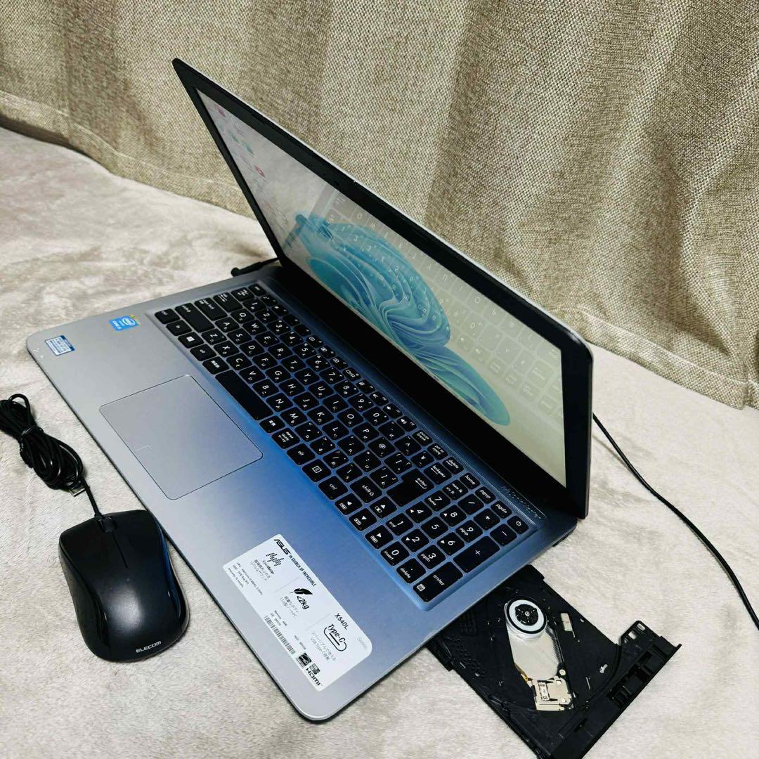 S275 ASUSノートパソコンWEBカメラSSDサクサク動くWindows11 - メルカリ