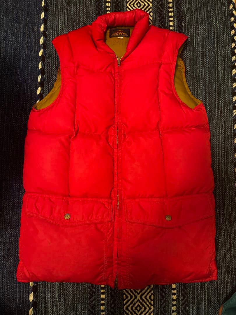 eddie bauer down jacket 日の出 60sビンテージ 50s-60s USA製 BAUER DOWN 日の出タグ エディーバウアーダウン