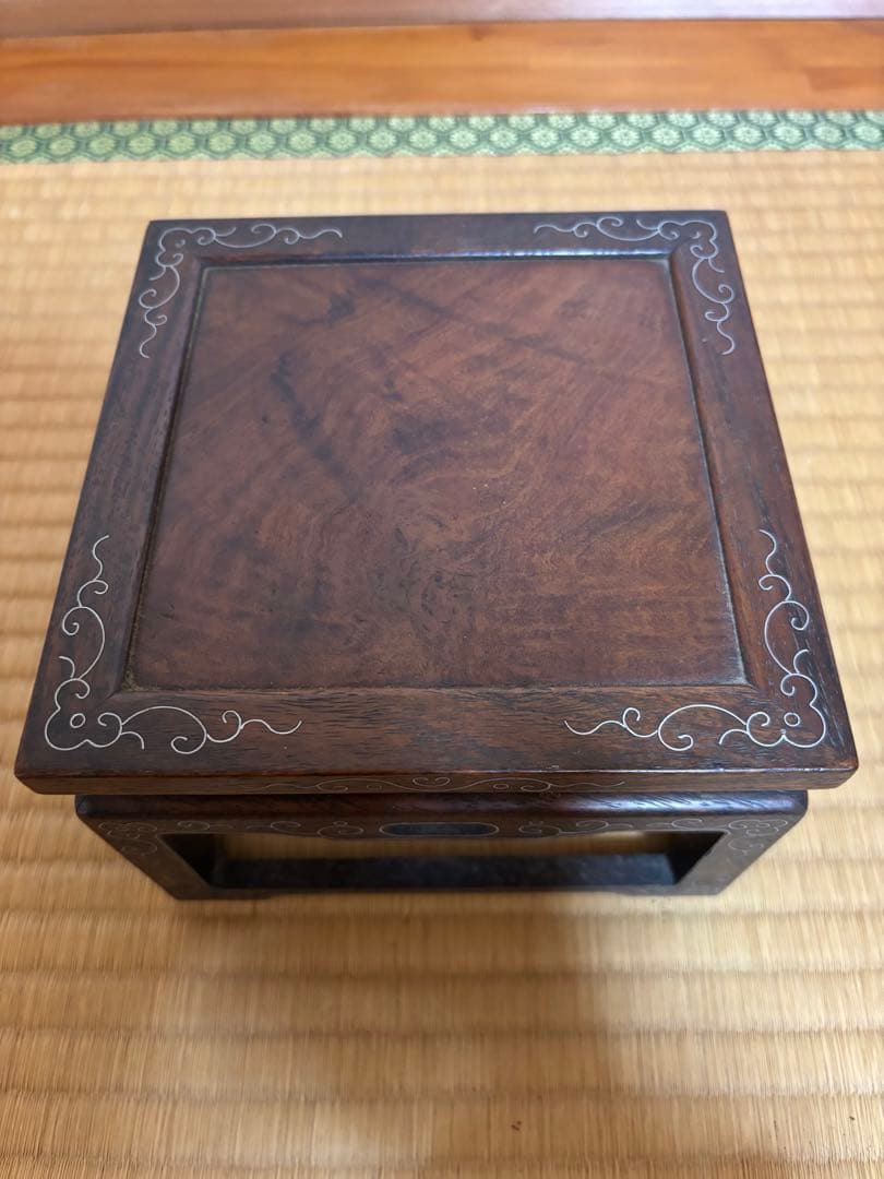 古家具 古道具 アンティーク 花台 飾り台 展示台 香炉台 古美術 骨董