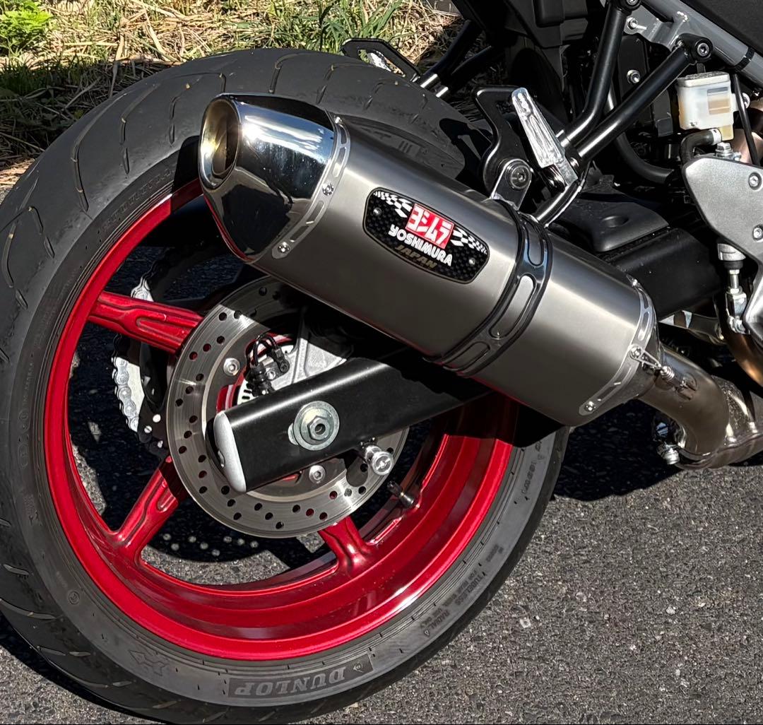 スズキ車なら】 ヨシムラサイクロン R-77J ステンレス SV650 中古