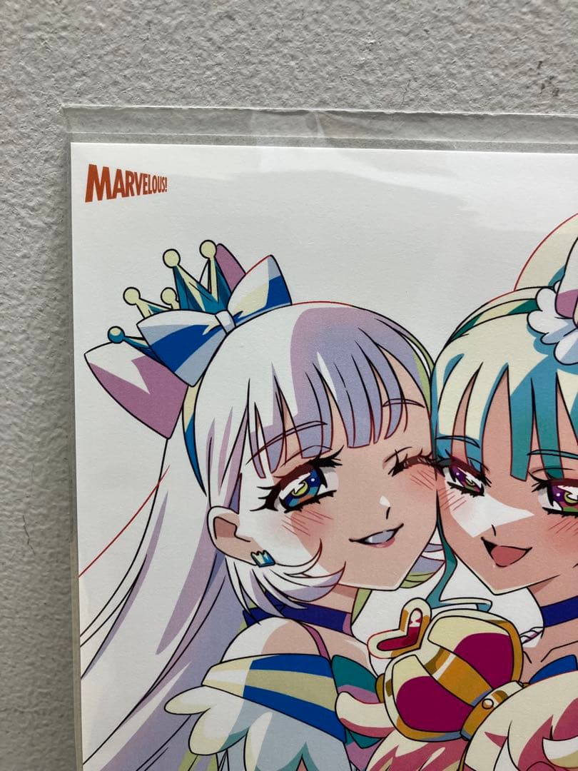 わんだふるぷりきゅあ！ ブルーレイ 全巻購入特典 描き下ろし 色紙