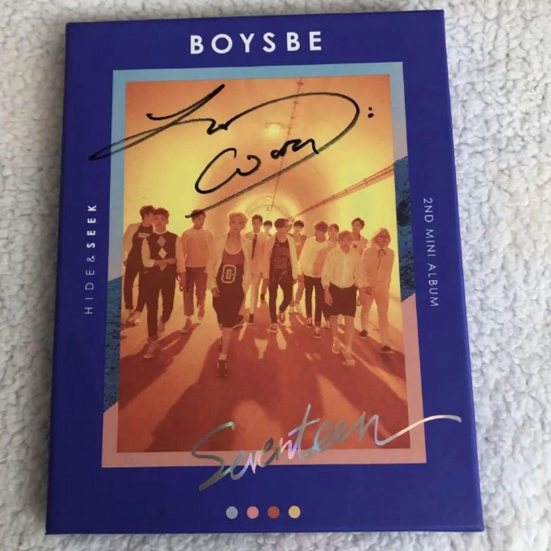 SEVENTEEN BOYSBE ウジ 直筆サイン アルバム セブチ 454388170.jpg?1532442966