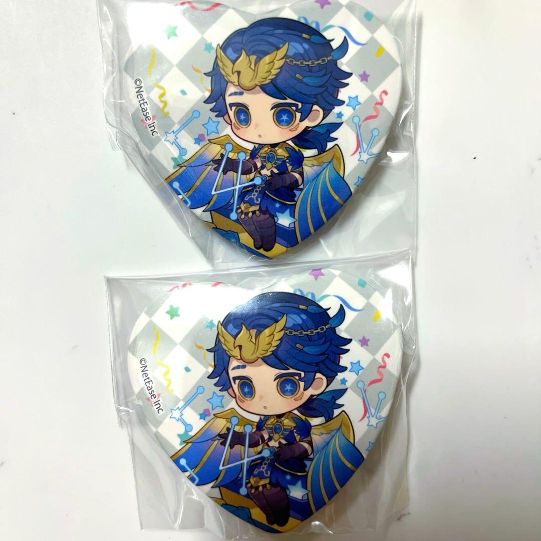 納棺師 イソップ ハート缶バッジ 4周年 スイパラ カフェ 第五人格