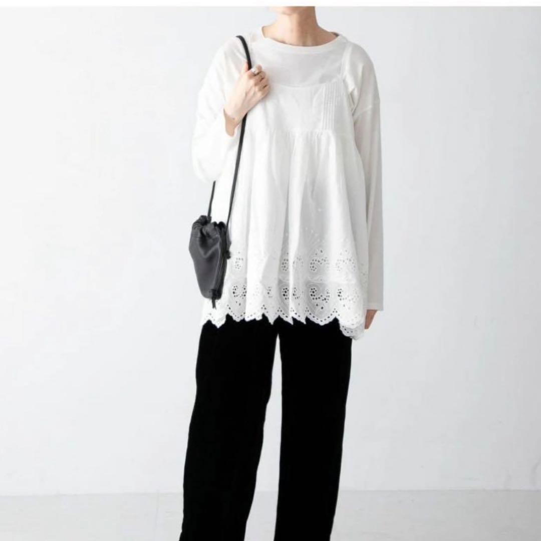 かぐれ スカラップ刺繍キャミソール かぐれ（カグレ）の「スカラップ刺繍キャミソール（キャミソール