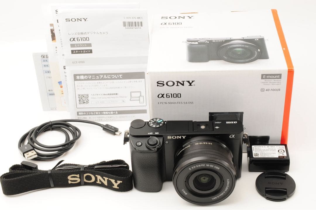美品 ◆シャッター数:8,536回◆ SONY α6100 16-50mm Amazon.com : Sony Alpha A6100 Mirrorless Camera with 16-50mm Zoom