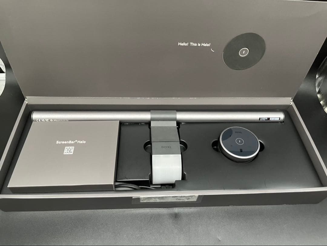 ◇ScreenBar Halo モニターライト　 CR20_C 湾曲モニターライト BenQ ScreenBar Halo | ベンキュージャパン