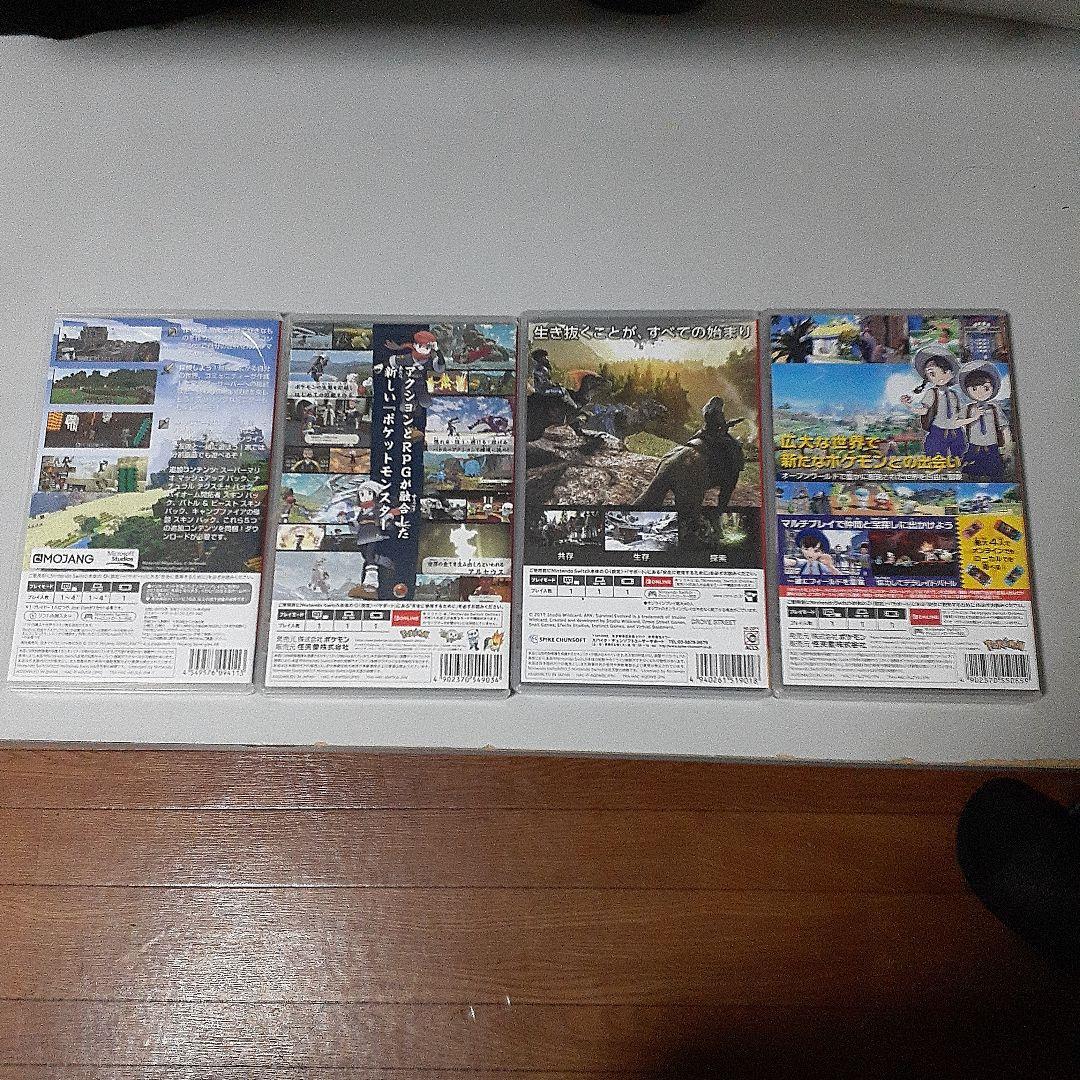 スイッチゲーム4本セットポケモン （バイオレット、アルセウス