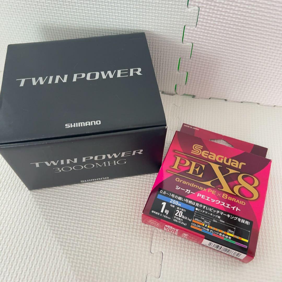 美品SHIMANOスピニング20ツインパワー3000MHGシーガーPEX8 - メルカリ