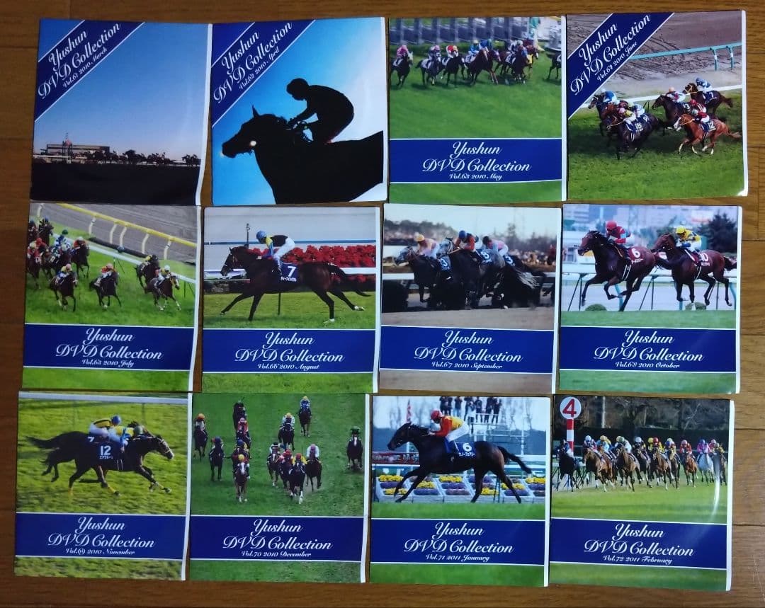 《美品》競馬雑誌『優駿』DVDコレクション（全120本）+その他DVD
