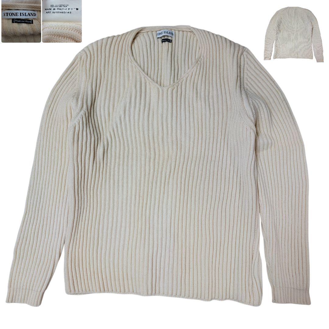 ほぼ未使用 98AW ポールハーヴェイ期 ストーンアイランド ニット セーター ほぼ未使用 98AW ポールハーヴェイ期 ストーンアイランド ニット