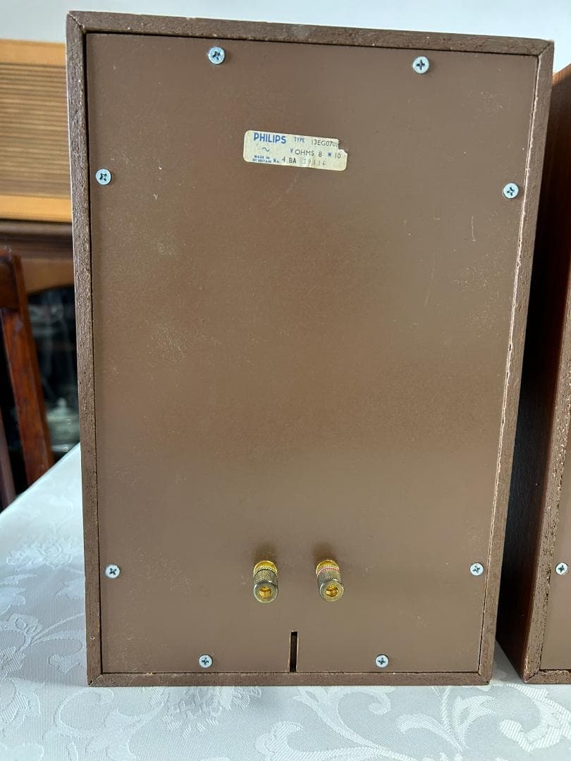 フィリップスPHILIPSオリジナル1970年代 スピーカー ペア美品 - メルカリ