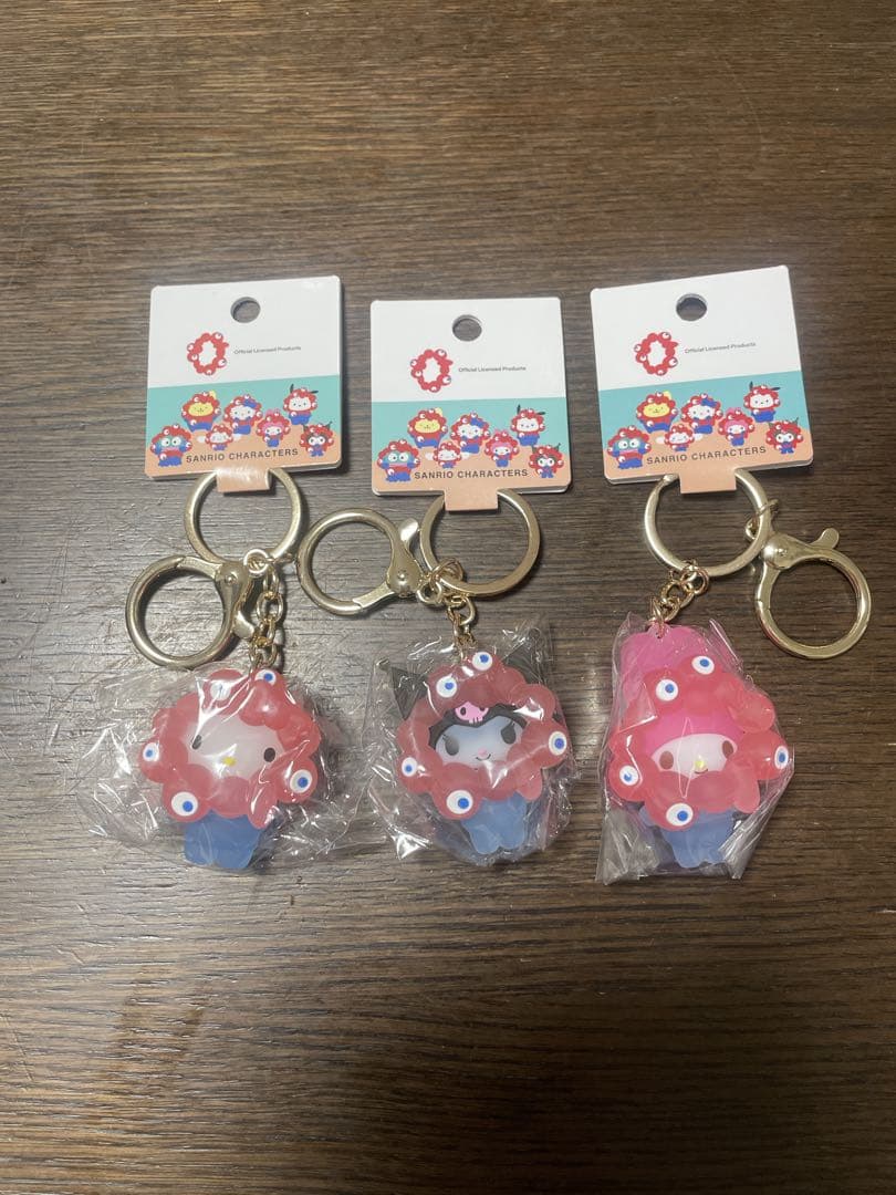 EXPO2025サンリオミャクミャククリアキーホルダー　キティ　クロミ　マイメロ ミャクミャク×サンリオ！受注販売決定！どこで買える？クリアカラーの