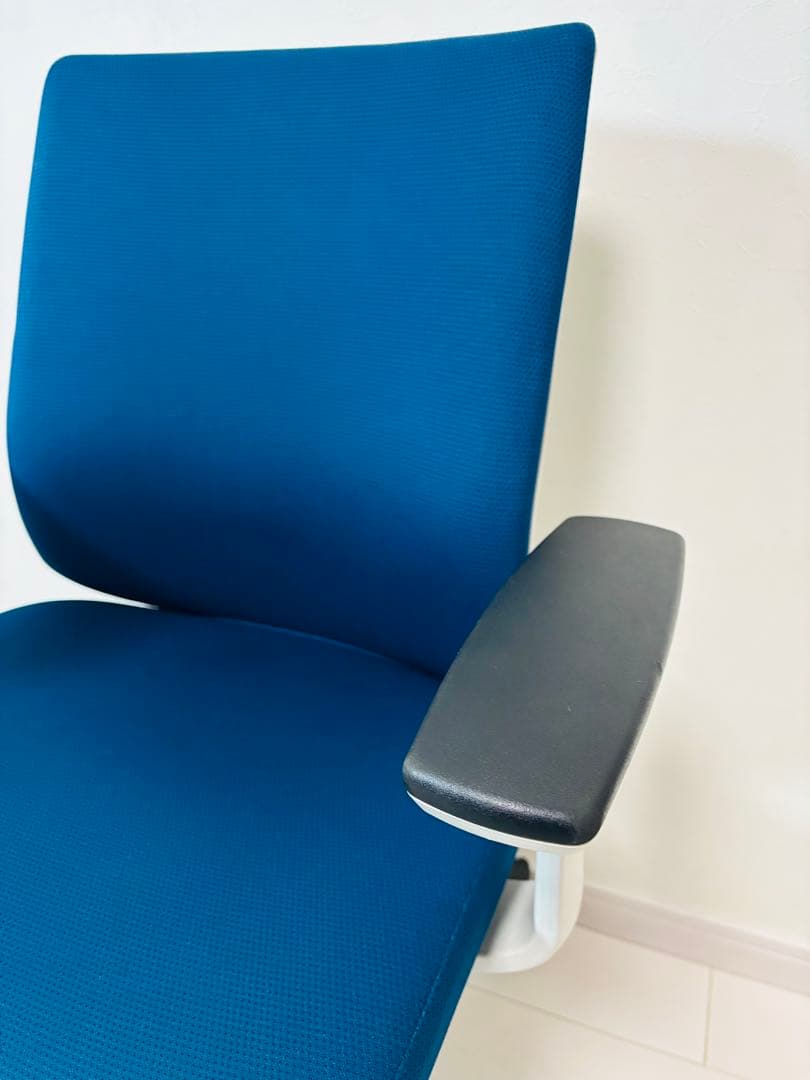 カリモク ビンテージ アンティーク グリーンベルベット回転式デスク