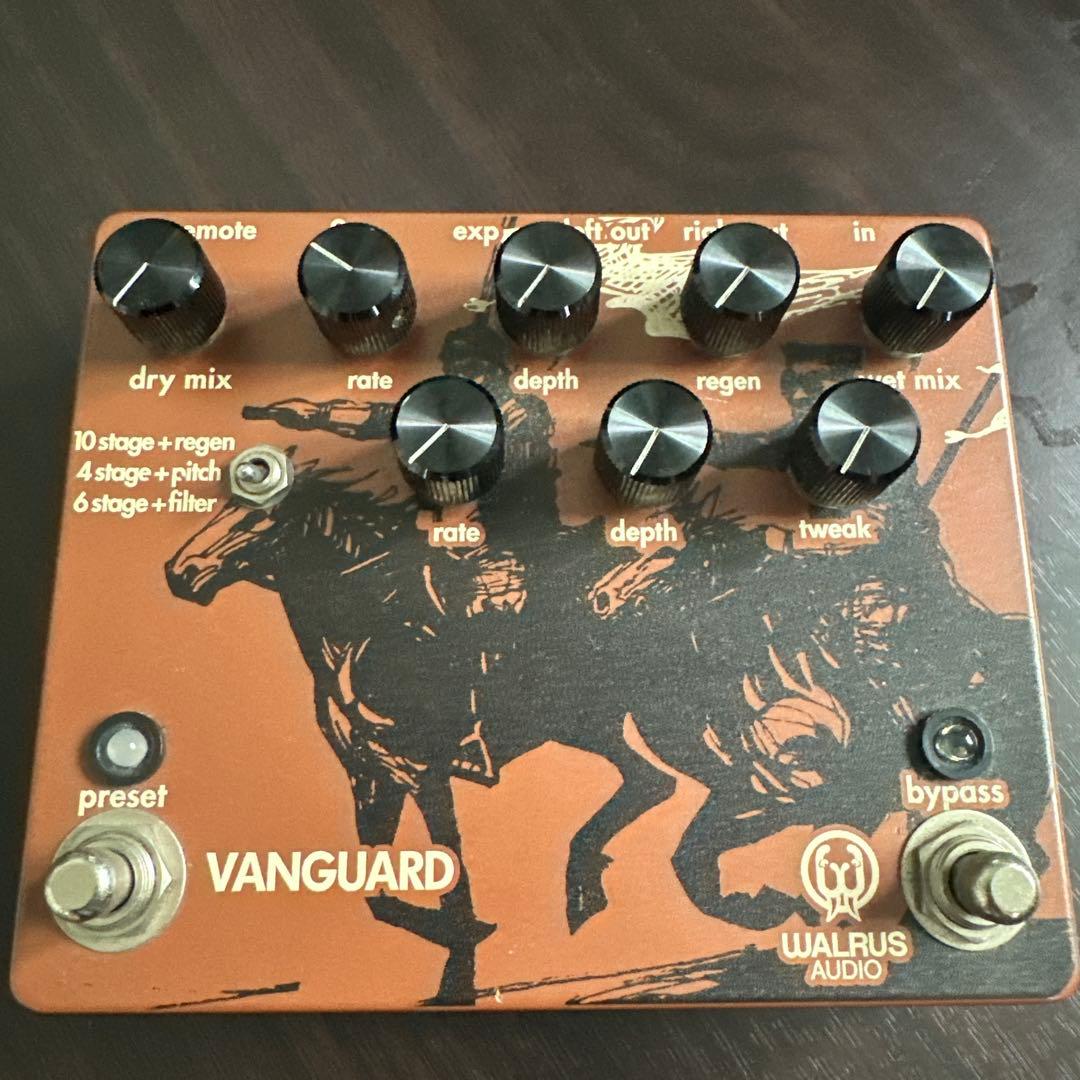 Walrus Audio Vanguard ギターエフェクター　フェイザー Walrus Audio Vanguard Dual Phase Review - Premier Guitar