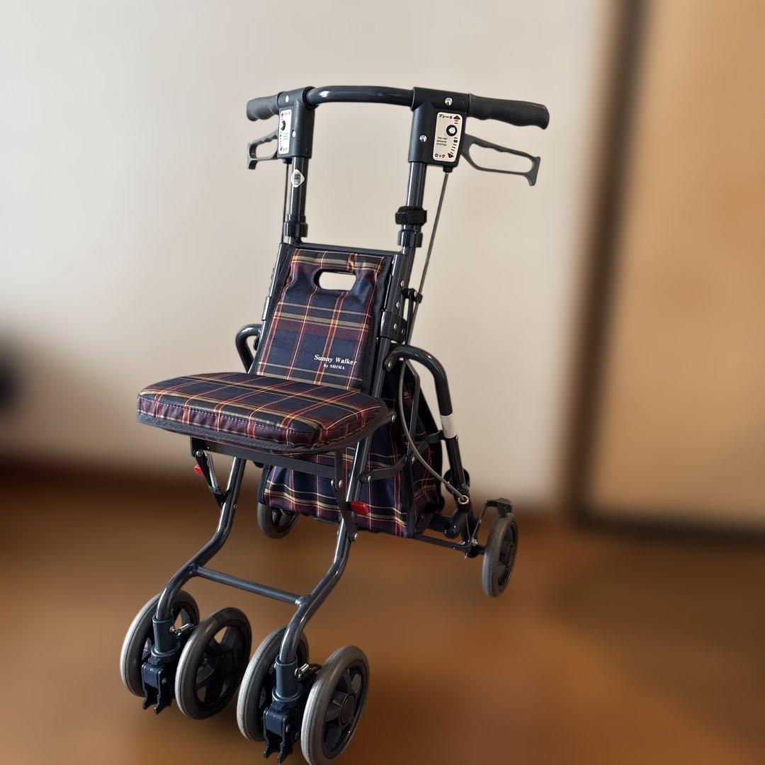 島製作所　サニーウォーカーSP（小） シルバーカー　手押し車　格子NB 島製作所】シルバーカー サニーウォーカーSP(小)| 手押し車 通販の